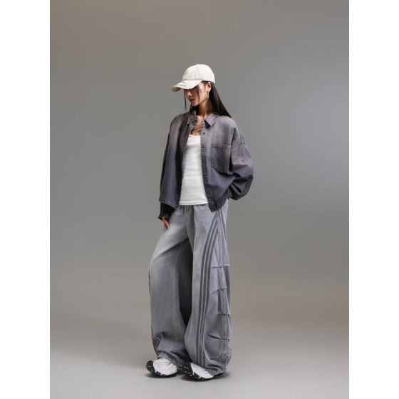 Vintage Baggy Cargo Wide-Leg Jeans